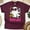 Maroon, variant on Boo Jee Ghost Graphic Tee | Cute Kawaii Bubble Tea T-Shirt for Women, Maroon, Size S