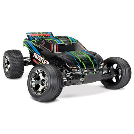 Rustler VXL: 1/10 Scale Stadium Truck with TQi Traxxas Link Enabled 2.4GHz Radio System & Traxxas Stability Management