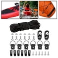 thumbnail image 1 of Kit de aparejo de cubierta de kayak DYNWAVEMX Cuerda elástica para kayak 8.2 pies con extremos Tornillos de acero inoxidable 304 con tuercas, 1 of 8