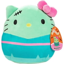 Squishmallows 8" Hello Kitty FrankenKitty- Sanrio Plush - Collectible Soft & Squishy Stuffed Animal Toy - Add to Your Squad - Gift for Kids, Girls & Boys- 8 Inch