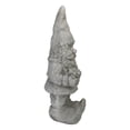 thumbnail image 3 of Northlight 18.5-Inch Gray Gardener Gnome with Shovel and Flower Outside Statue, 3 of 5
