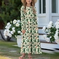 thumbnail image 3 of DISNIMO Christmas Tree Girls Dresses Long Sleeve dress for Girls 9-10 Dress With Sleeves for Kids Dress with Pockets Girls Full Sleeve School Uniform Form Long Dress Print Midi, 3 of 7
