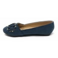 thumbnail image 2 of Victoria K Women's Gold Studs With Braid Ballerina Flats, 2 of 5