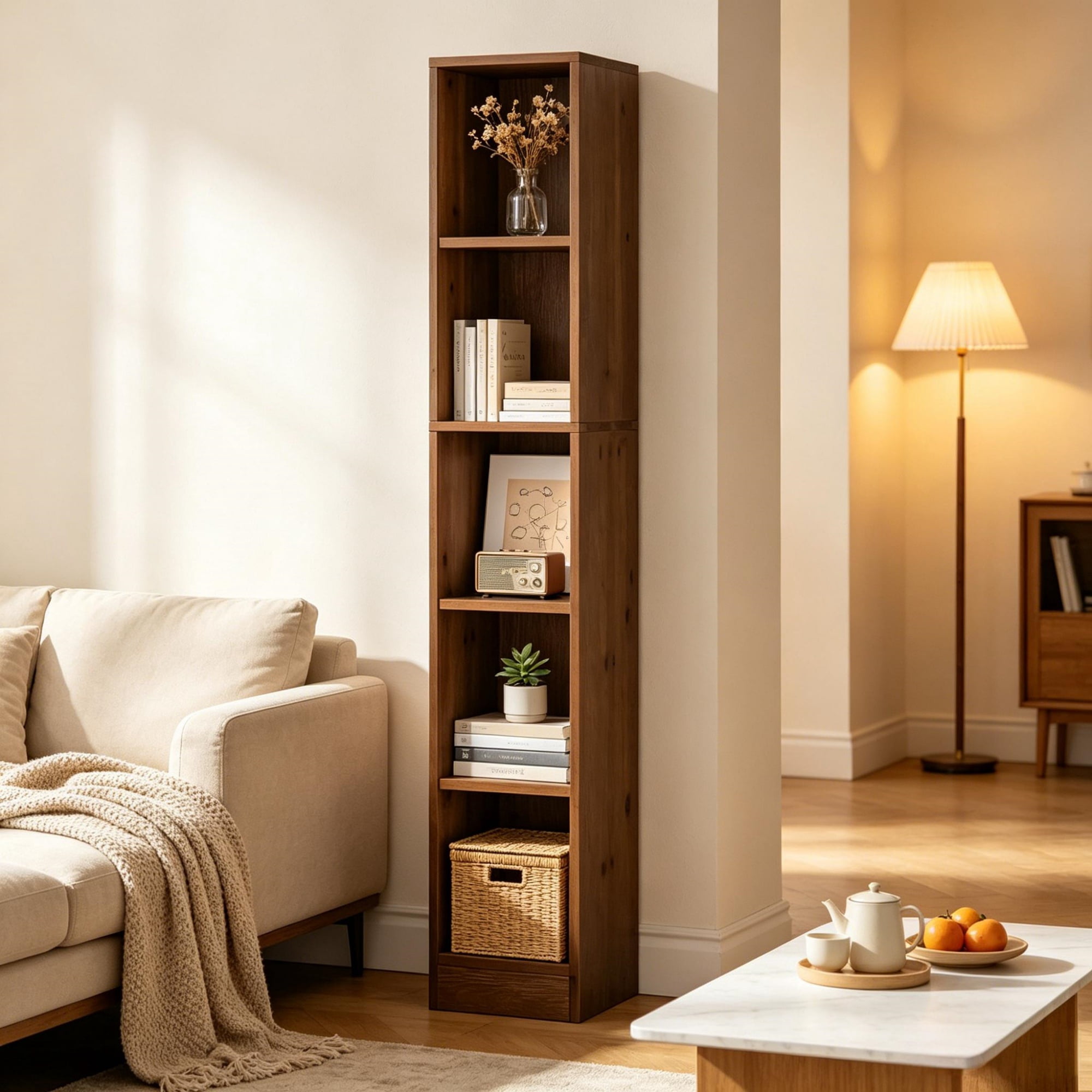 Bookshelf Storage Rack