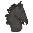 thumbnail image 1 of Plutus Brands PBTH93995 Figurine de Tête de Cheval en Noir - Résine, 1 of 1