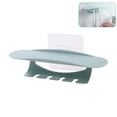 thumbnail image 5 of Hemoton 2pcs Wall Mount Suction Cup Multifunctional Toothbrush Toothpaste Holder Rack Bathroom Storage Organizer Accessories, 5 of 8