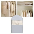 thumbnail image 2 of Peach Skin Velvet Storage Bag For Home Textile Organizing Space Saving Hanging Design Clothes Storage Container for Linen Closet Blankets Ideas Soft Storage Containers Tote for Storage with Container, 2 of 3