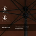 thumbnail image 3 of California Umbrella 9' Patio Umbrella in Terracotta, 3 of 5