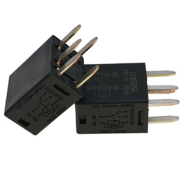 Hvacstar 2X 5 Pin Black 12077866 Relay 5810-0202, 7866