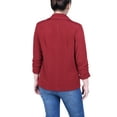 thumbnail image 3 of Petite 3/4 Sleeve Knit Ottoman Jacket, 3 of 3