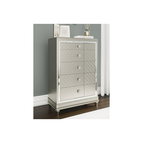 Chevanna Platinum Chest of Drawers