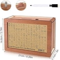 thumbnail image 3 of Alcancias De Dinero Para Adultos, Cash Vault Wooden Savings Box With Counter, $1,000 To $10,000 Savings Challenge Box, Reusable Money Saving Jar, 3 of 7