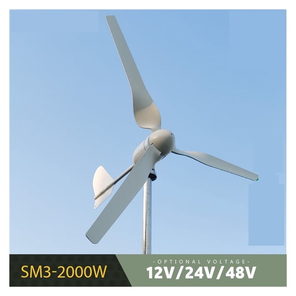 BEAFACE Kit d'éolienne, générateur d'énergie alternative 4000 W 48 V, éolienne à énergie libre avec contrôleur MPPT. | Leroy Merlin