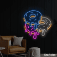 thumbnail image 3 of Craftnamesign Donut Neon Sign, Donut Shop LED Sign, Bakery Wall Art Decor, 3 of 4