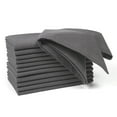 thumbnail image 5 of GFI LINEN CLUB 100% Cotton Ultra Soft Quality Dinner Napkins with Mitered Corners & 1 Inch Fold Selvedge, Durable & Pre-Washed, Set of 12, 18x18 Inch in CHARCOAL Color, Highly Absorbent, 5 of 6