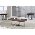 thumbnail image 7 of Steve Sivler Laredo Rectangle Wood and Iron Coffee Table, Chestnut, 7 of 7