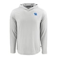 thumbnail image 2 of Men's Cutter & Buck Gray Kentucky Wildcats Coastline Epic Comfort Eco Recycled Long Sleeve Hoodie T-Shirt, 2 of 3