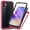 Pink, variant on Galaxy A05 Case with Built in Screen Protector,Dteck Full-Body Shockproof Rubber Hybrid Protection Crystal Clear PC Back Protective Phone Case Cover for Samsung Galaxy A05,Black