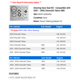 thumbnail image 2 of Steering Gear Seal Kit - Compatible with 2001 - 2006 Chevy Tahoe 4WD 2002 2003 2004 2005, 2 of 2