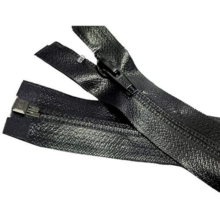 Zipperstop YKK #5 Nylon Coil Separating Zippers - Black 30 (Pack of 1  Zipper)