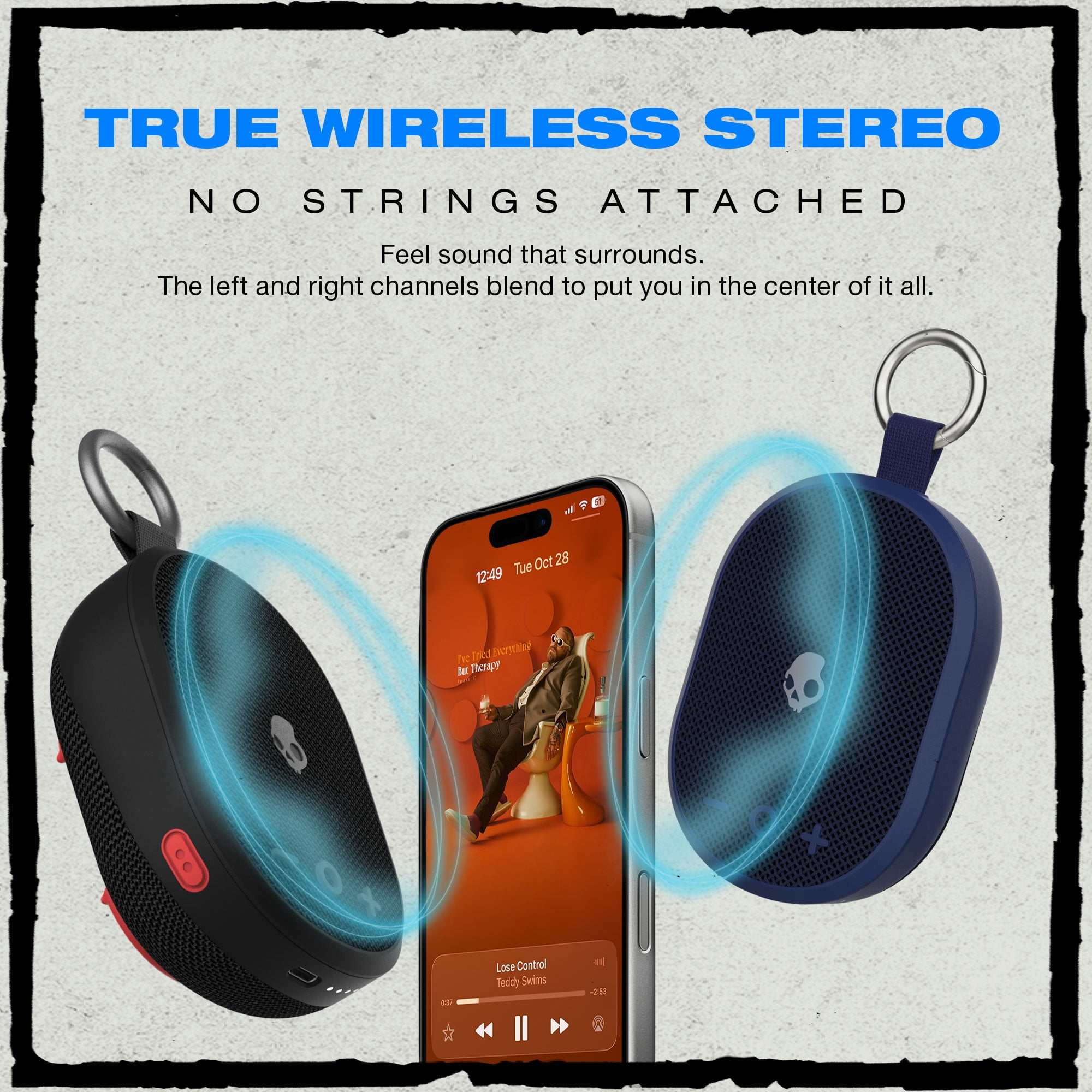 Kilo 2 Compact Wireless Speaker - Navy Blue XT