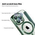 thumbnail image 2 of Allytechgroup Magnetic Case for Apple iPhone 16e, Compatible with Magsafe Cards Holder Wallet Case RFID Blocking Clear Back Cover Anti-Scratch Folio Shockproof Bisiness Type Case for Women, Darkgreen, 2 of 7