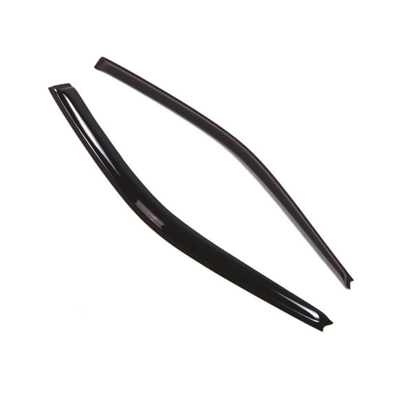 Tuningpros WD2-224 Outside Mount Window Visor Deflector Rain Guard Dark Smoke 2 Pcs Set For 1996-2000 Honda Civic Coupe/HB