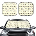 thumbnail image 2 of Balery 2 Piece Dachshund Dog Puppy Car Windshield Sun Shade|Foldable Front Windshield Shade for Car Front Window for Most Sedans SUV Truck-Large, 2 of 7