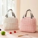 thumbnail image 2 of Ins Fashion Tote Lunchbox Thermal Bag Women Men Bento Storage Insulated Lunch Bag Portable Cooler Picnic Insulation Bags Handbag, 2 of 5