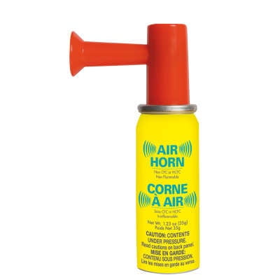 Unique Super Loud Party Favor Compressed 1.23oz Air horn, Red Yellow