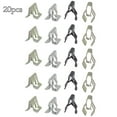thumbnail image 6 of 20Pcs Car General Instrument Panel Metal Rivet Instrument Panel Fastener Clip, 6 of 10