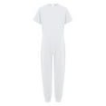thumbnail image 3 of TSSOE Boys Girls Zip Back Long Leg Romper Autism Anti-strip Jumpsuit Special Needs Adaptive Clothing For Kids White 12, 3 of 5
