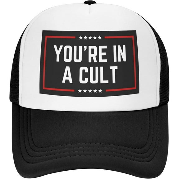 You're in A Cult Mesh Cap Men Women Baseball Cap Trucker Hat Sports Cap