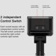 thumbnail image 2 of Dual USB car charger, 12/24V DC C-type USB adapter distributor, car cigarette lighter conversion plug, 2 of 4