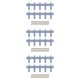 thumbnail image 1 of 30 amortiguadores para puertas de armarios de cocina con cierre suave y silencioso y tornillos en color gris, 1 of 8