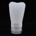 thumbnail image 2 of Botellas Tubos de Silicona Aplastables Artículos de Aseo para Viaje Contenedores Blanco 60ml, 2 of 9