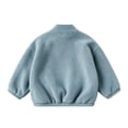 thumbnail image 2 of YUANxueke Casual Athletic Fleece Jacket for Kids, Full Zip Long Sleeve Warm Coat, Fashion Sports Outwear with Patchwork Pockets, 2 of 7