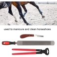 thumbnail image 5 of Kit Outil de Taille de Sabot de Cheval à Double Face Sabot Raser Sabot de Cheval Couteau Sabot de Cheval Soins, 5 of 5