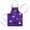 Halloween Purple Spider-1, variant on Halloween Purple Spider Web Pattern Kids Aprons for Girls and Boys,Adjustable Neck Strap Toddler Aprons for Kids Cooking Baking