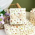 thumbnail image 6 of 3D Kraft Wildflower Wrapping Paper Roll - Mini Roll - 17 Inch x 16.5 Feet - Elegant Floral Wrapping Paper with Embossed Perfect for Wedding, Birthday, Bridal Shower, Tea Party, 6 of 15