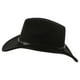 thumbnail image 4 of GOOHOCHY Sombrero de vaquera de ala ancha, estilo occidental, para fiesta, disfraz, decorativo, 4 of 7