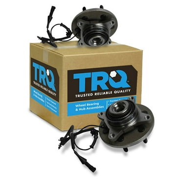 TRQ Front Wheel Bearing & Hub Assembly Pair 2 LH RH for F150 Pickup Truck New BHA53767 Fits select: 2009-2010 FORD F150