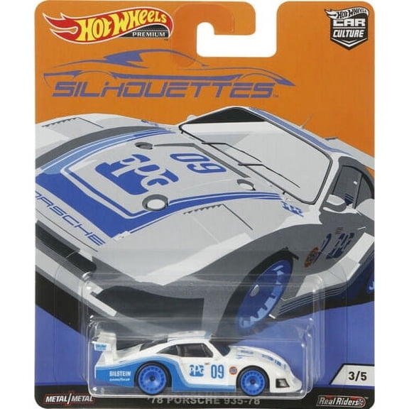 2019 Hot Wheels Car Culture Silhouttes - '78 Porsche 935-78 1/64 Diecast Model Car