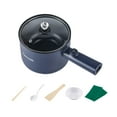 thumbnail image 1 of Luzkey Electric Hot Pot ,Non Stick Pan ,Multifunctional ,Electric Cooking Pot Mini Travel Cooker for Dorm Room and Apartment Oatmeal Blue, 1 of 8