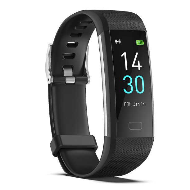 Reloj inteligente, rastreador de ejercicios con monitor de frecuencia cardíaca y contador de pasos