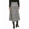 thumbnail image 2 of Gracia womens  Leopard Print Midi A-Line Skirt, s, Brown, 2 of 3