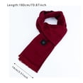 thumbnail image 2 of Rechargeable Heated Neck Scarf, 3 Temperature Levels Electric Neck Warmer Wrap, USB Portable Heating Scarf for Indoor Outdoor Use, Winter Sports, Camping, and Daily Commute, 2 of 4