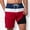 Rd-Wht-Nv, variant on Mens Swim Trunks with Compression Lining - Quick Dry Microfiber Swim Shorts Bathing Suit - Mens Board Shorts Swimwear-5114-Rd-Blk-2XL