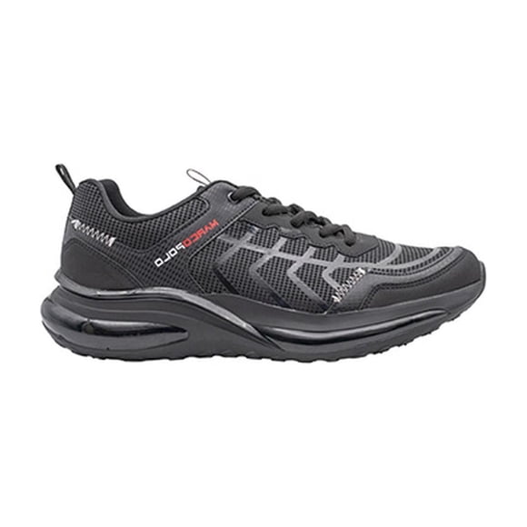 Tenis Hombre Marcopolo Deportivo Comodo negro 27