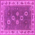 thumbnail image 1 of Ahgly Company Indoor Square Oriental Pink Traditional Area Rugs, 5' Square, 1 of 4